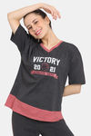 Rosaline Easy Movement Relaxed Top - Black Beauty — thumbnail 1